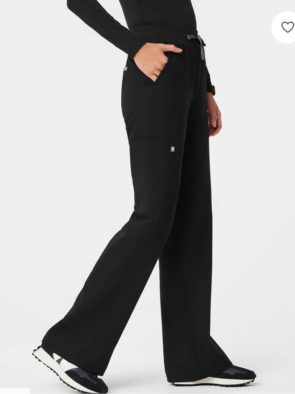 Figs Isabel High-Rise Wide-Leg Scrub Pant - Picture 2 of 10